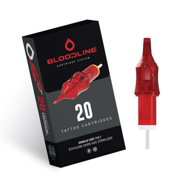27RM BodySupply BLOODLINE Cartridges 20pcs 0.30mm - Round Magnum Long Taper