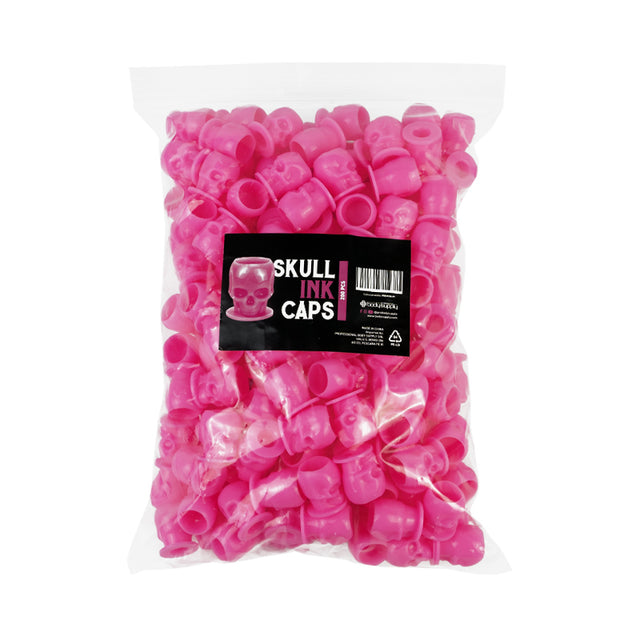 BodySupply Skull Plastic Ink Caps 200pcs