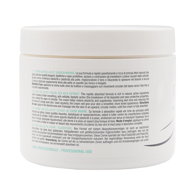 Crema riducente cellulite all'estratto di Quercia Marina 500ml