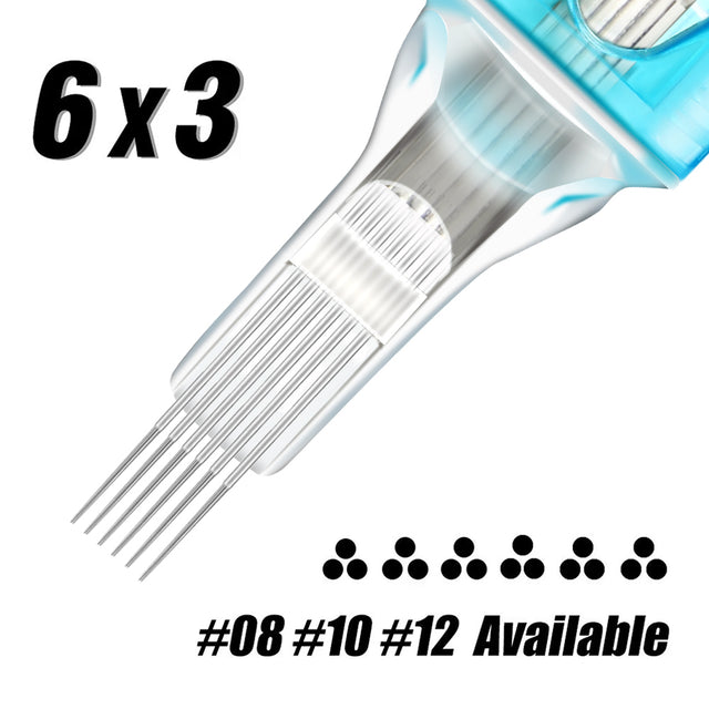 Jconly Vetar Cartridges - 03x6 Stipple Shader -20pcs