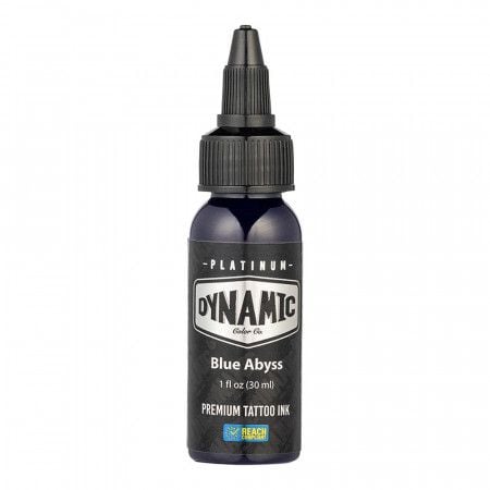 BLUE ABYSS 30ml - DYNAMIC PLATINUM TATTOO INK REACH