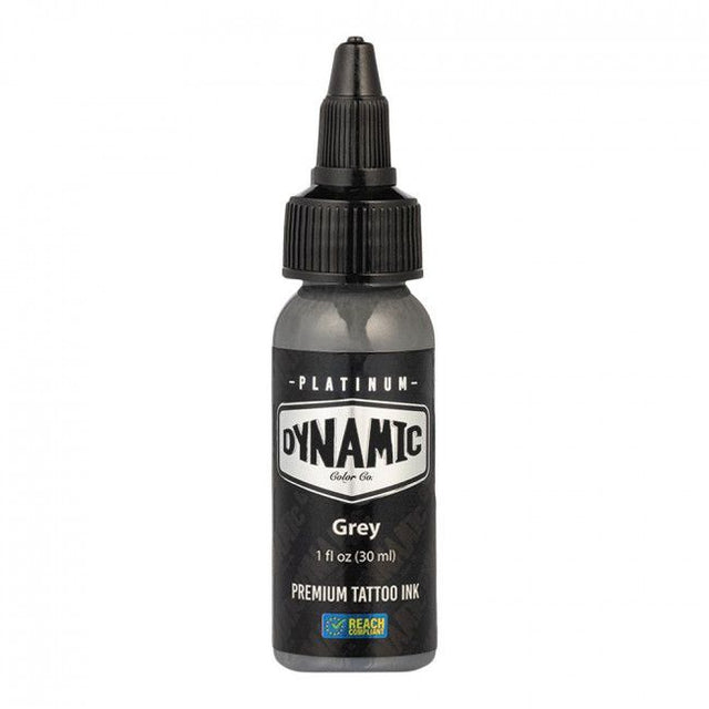 GREY 30ml - DYNAMIC PLATINUM TATTOO INK REACH