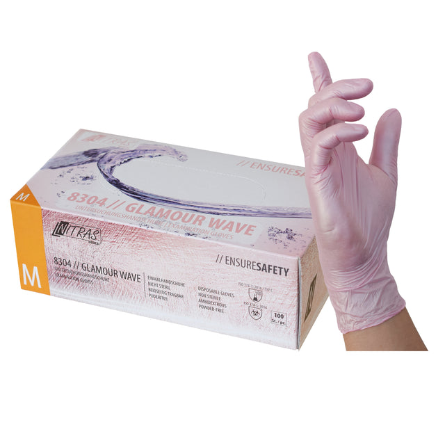 Guanti in nitrile Nitras Glamour Wave - 100pz