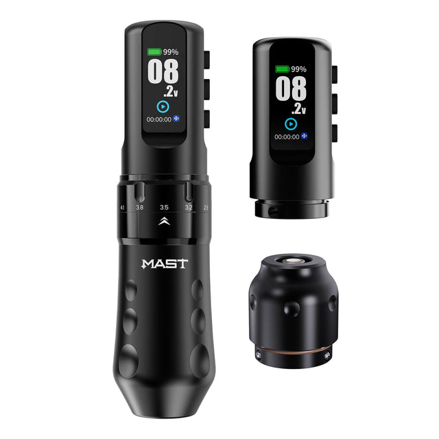 Dragonhawk Mast Flip 4 Wireless Tattoo Pen - Black