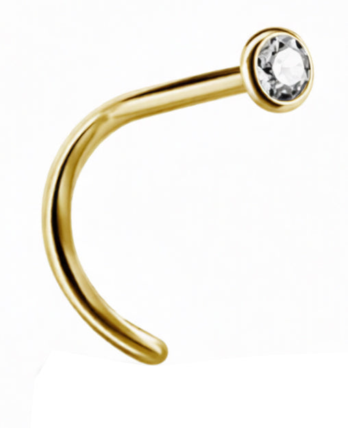 GD TT JEWEL NOSE STUDS NEW, BENT