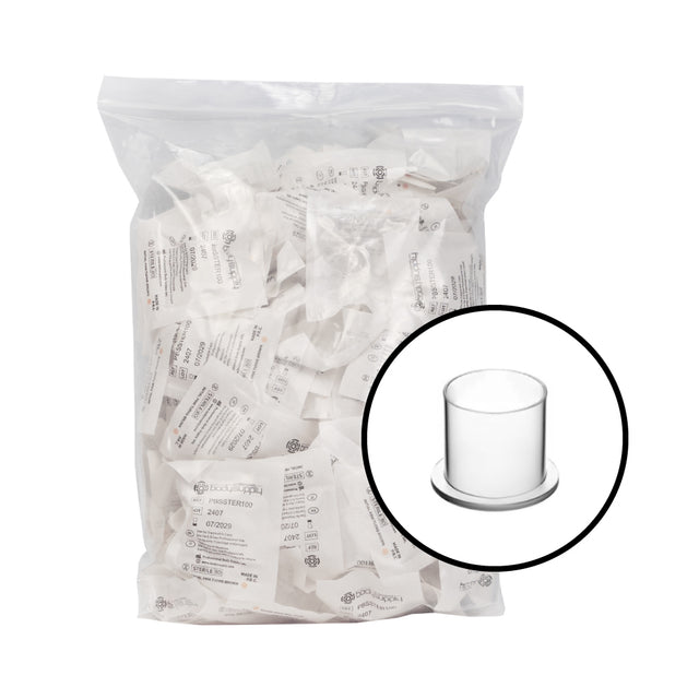 BodySupply Sterile Ink caps 100pcs - Single Pack