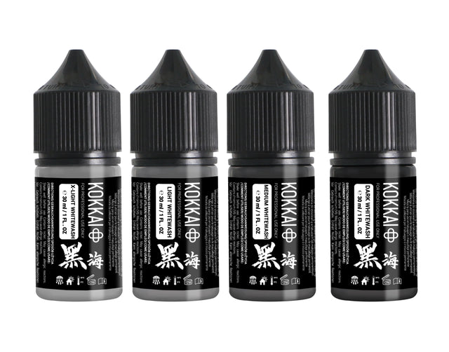 Kokkai Ink Reach 30ml - Whitewash Set 4pz