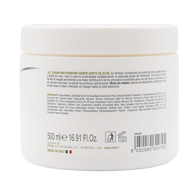 Crema multifunzione all'estratto di Olio d'Oliva 500ml