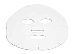 Maschera Viso Bianca TNT 22cm - Polybag 100pz