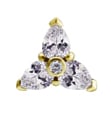 GD 316 int ATTACHMENT 1,2mm CUBIC ZIRCONIA mod. 65L - WH
