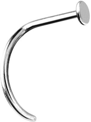 NOSE STUDS W/DISC 0,8mm disc 2mm