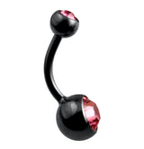BK TT DOUBLE JEWEL NAVEL BANANABELL 5&8mm