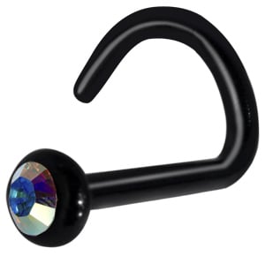 BIOPLAST JEWEL NOSE STUD 0,8mm