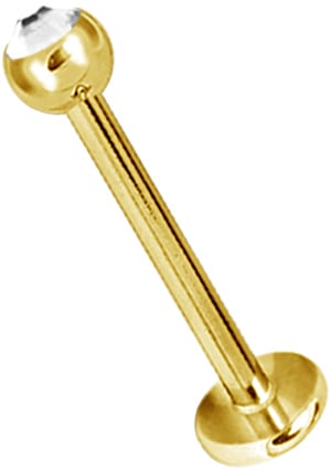 GD 316 JEWELLED LABRET 1,2mm base 4mm