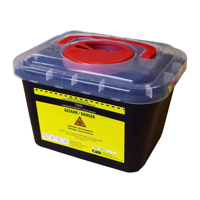 Contenitore per taglienti - Nero 5000ml
