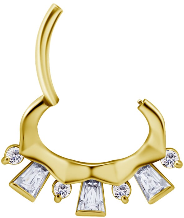 GD 316 HINGED SEPTUM/DAITH CLICKER 1,2x6mm WH mod. 11