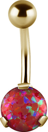 GD 316 8mm ROUND SYN OPAL BANANAS