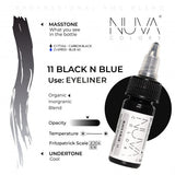 Nuva Colors PMU 15ml - 11 Black n Blue