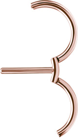 RG 316 DOUBLE NIPPLE CLICKER RING
