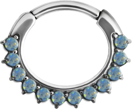 SS 316 OPAL CURVED SEPTUM CLICKERS