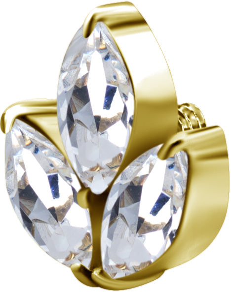 GD 316 int ATTACHMENT 1,2mm CUBIC ZIRCONIA mod. 13L - WH