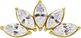 GD 316 int ATTACHMENT 1,2mm CUBIC ZIRCONIA mod. 43L - WH (13mm)