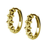 GD 316 HOOP EARRINGS (PAIR) 0,8x10mm - mod. 09