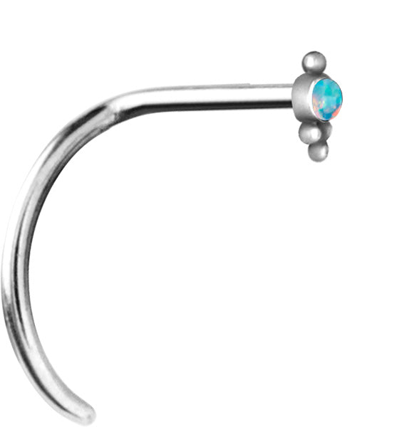 OPAL NOSESTUDS CURVED 0,8mm mod. 25