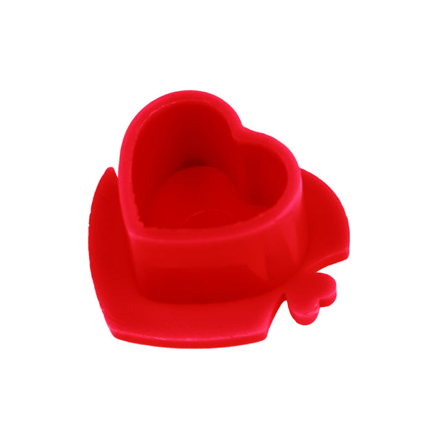 BodySupply Plastic Heart Ink caps 200pcs