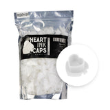 BodySupply Plastic Heart Ink caps 200pcs
