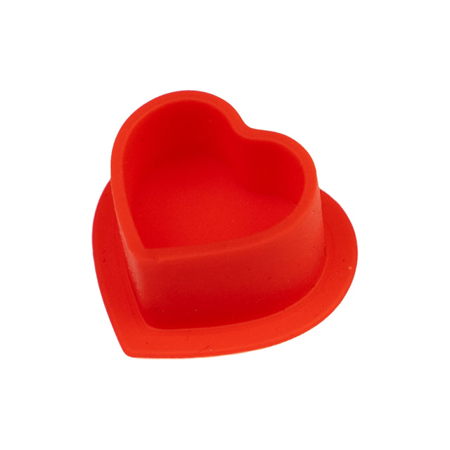 BodySupply Silicone Heart Ink Caps 100pcs