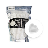 BodySupply Silicone Heart Ink Caps 100pcs