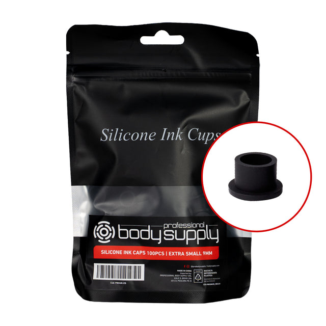 Cups encre en silicone BodySupply - 100 unités