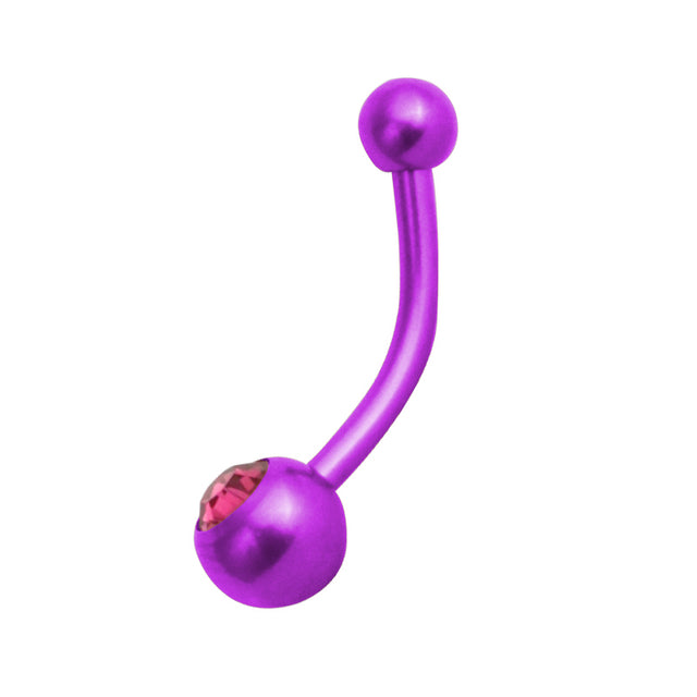 TT-PU JEWEL NAVEL BANANABELL 4&6mm