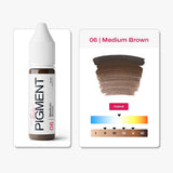 The Pigment Eyebrows PMU - 06 Medium Brown (15 ml)