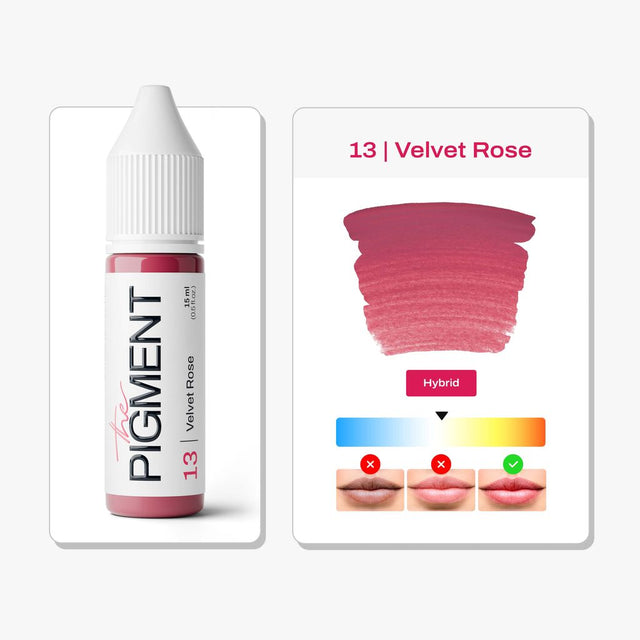Lips PMU Pigment - 13 Velvet Rose - 15ml
