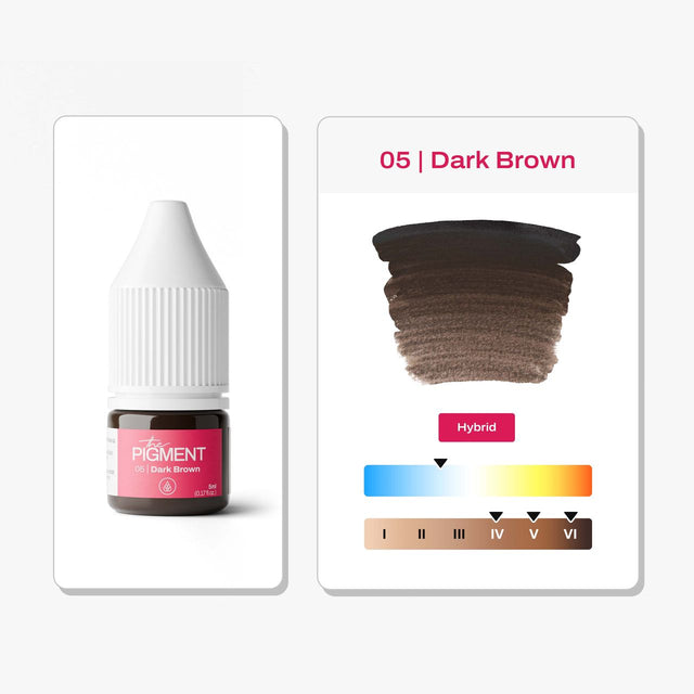 Eyebrows PMU Pigment - 05 Dark Brown - 5ml