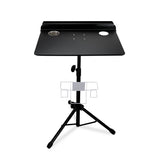 Tattoo Working Table 35x50cm - adjustable height - BLACK