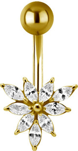 GD 316 JEWEL BANANA 1,6x10mm MARQUISE CLUSTER - WH