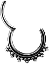 SS 316 HINGED TRIBAL CLICKER 1,2x8mm