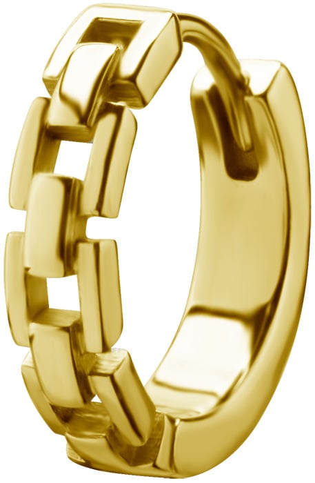 GD 316 HOOP EARRINGS (PAIR) 0,8x10mm - mod. 07
