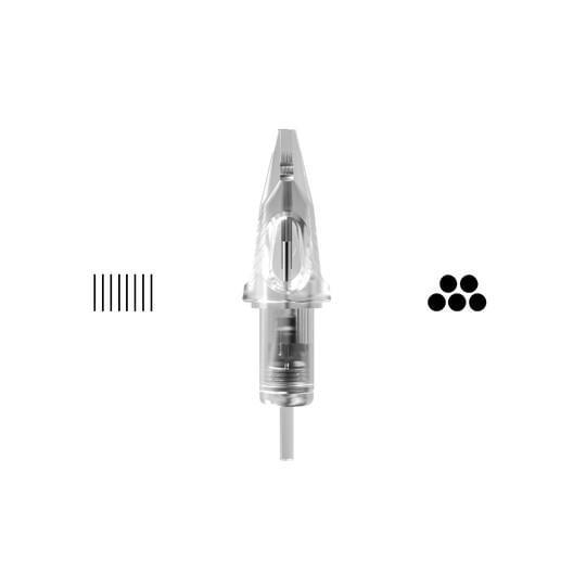 Transparent Craft Cartridge Cheyenne, 20pcs - 05 Magnum 0,35mm Long Taper