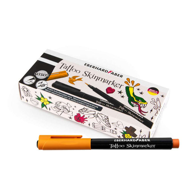 Tattoo Skin Marker 10pcs - Orange
