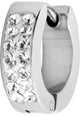 SS 316 CRYSTAL HOOP (PAIR) 0,8x14mm