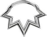 SS 316 HINGED SEPTUM & DAITH CLICKERS 1,2x6mm mod.13