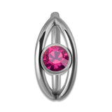 SS 316 JEWELLED HINGED RING ball 4mm