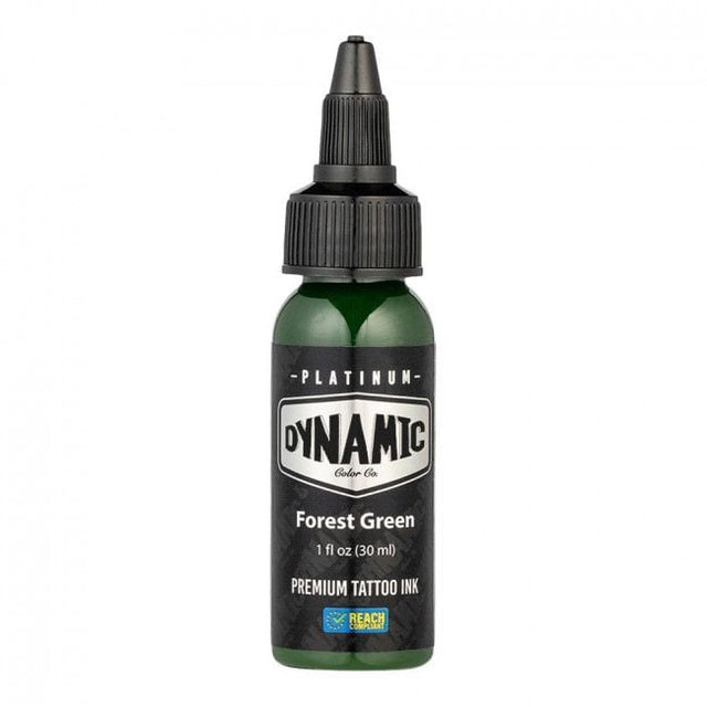FOREST GREEN 30ml - DYNAMIC PLATINUM TATTOO INK REACH
