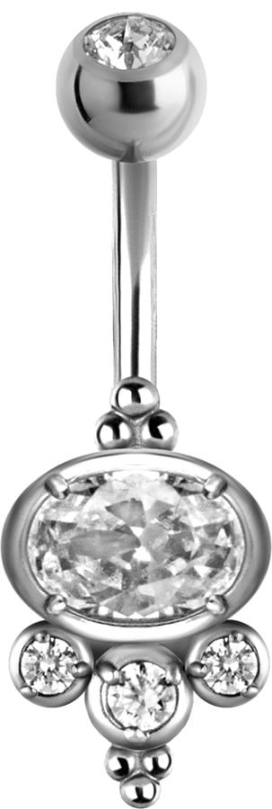 SS 316 DOUBLE JEW PRONG SETTING BANANA 1,6x10mm CR