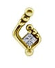 GD 316 int ATTACHMENT 1,2mm CUBIC ZIRCONIA mod. 62 - WH (8mm)