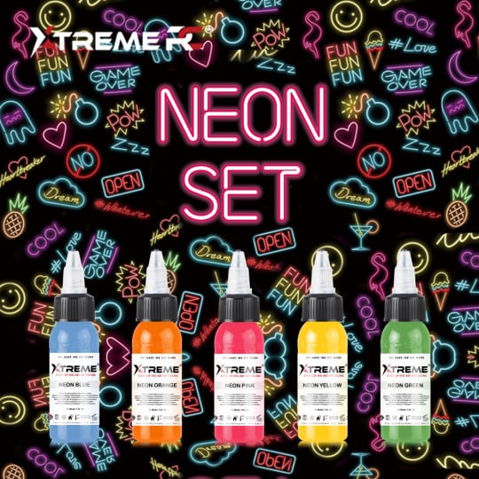 XTreme Ink 5x30ml - NEON SET